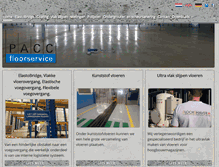 Tablet Screenshot of paccfloorservice.nl